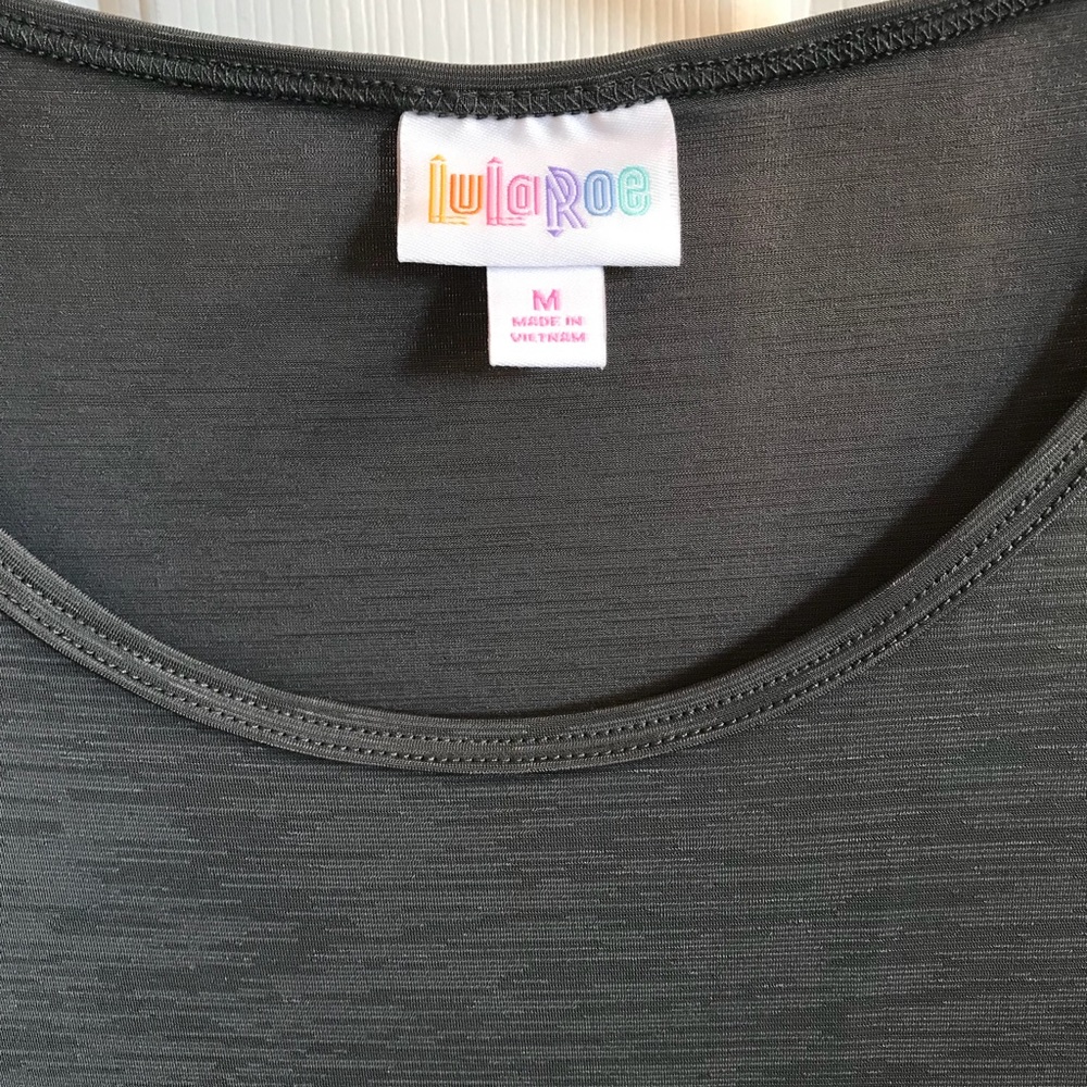 LuLaRoe Irma gray slinky material LLR M